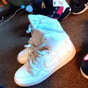 White and cream Nike af size 9.5